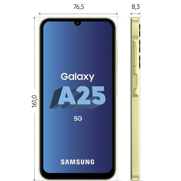 Smartphone Samsung Galaxy A25 8Go -256Go – Jaune Tunisie