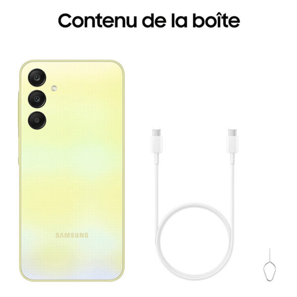 Smartphone Samsung Galaxy A25 8Go -256Go – Jaune Tunisie