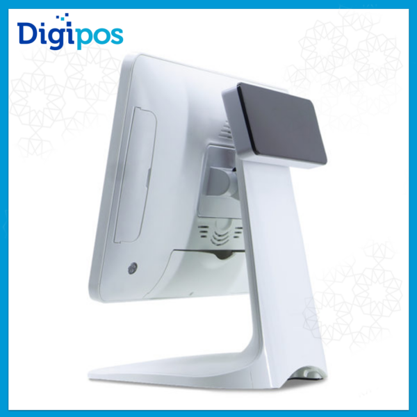 Caisse Tactile 15″ Digipos Digi-shop Pc Avec Afficheur Client Wifi – Blanc – 9015S Tunisie