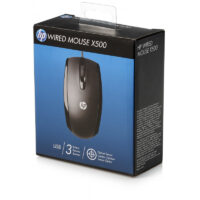 Souris Filaire HP X500 -Noir – E5E76AA Tunisie