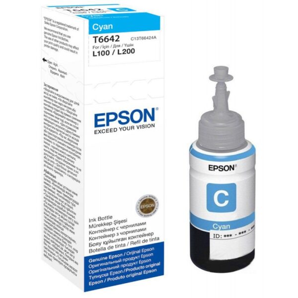 Bouteille D’encre Original Epson T6642 – Cyan Tunisie