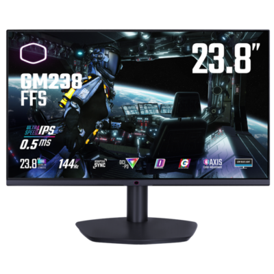 Écran Gaming Cooler Master 24″ Full Hd Ultra Ips 144 Hz – GM238-FFS Tunisie