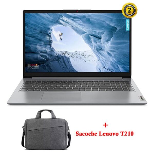 Pc Portable Lenovo Ideapad 1 15iau7 I3 12è Gén 8go 256go Ssd – Gris – 82QD00E7FG Tunisie