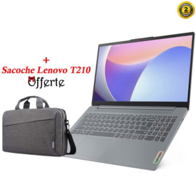 Pc Portable Lenovo Ideapad Slim 3 15iru8 I3 13è Gén 8go 256go Ssd -Gris-  82X7009RFG Tunisie