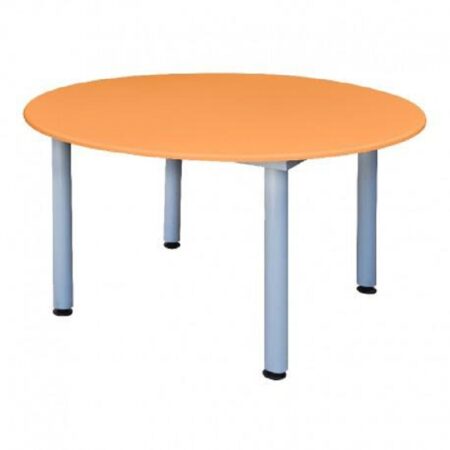 Table Maternelle Ronde Pvc D120 Sotufab – Orange – MA06 Tunisie