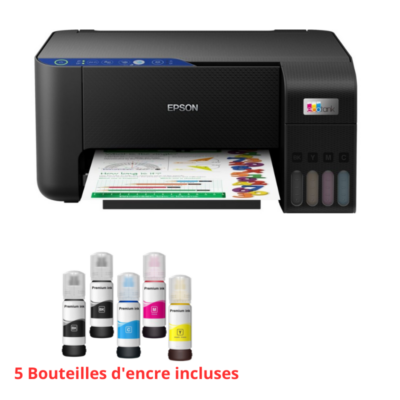 Imprimante à Réservoir Intégré Epson Ecotank L3251 3 en 1 Couleur Wifi -C11CJ67409 Tunisie