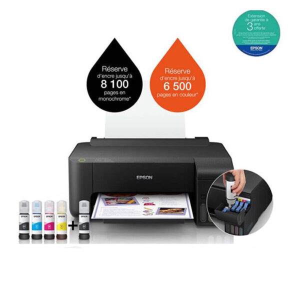 Imprimante Epson L1110 à Réservoir Intégré Couleur Epson Noir – C11CG89402 Tunisie