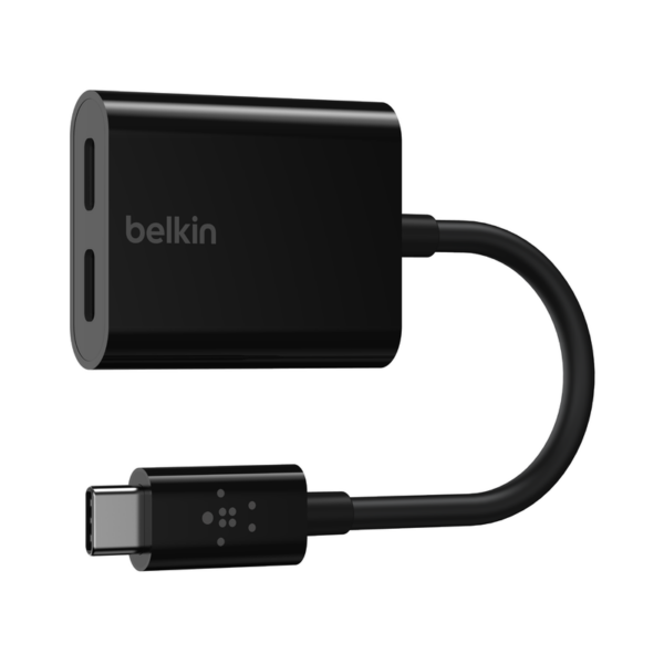 Adaptateur USB-C™ CONNECT™ audio + recharge Belkin – Belkin – F7U081BTBLK Tunisie