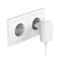 Chargeur Belkin Boost Charge 30W PD Avec Cable PPS USB-C Vers Lightning – Blanc – WCA005VF1MWH-B5 Tunisie