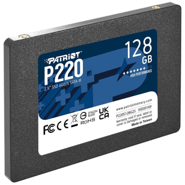 Disque dur interne Patriot SSD P220 SATA III 2.5 128 GO – P220S128G25 Tunisie