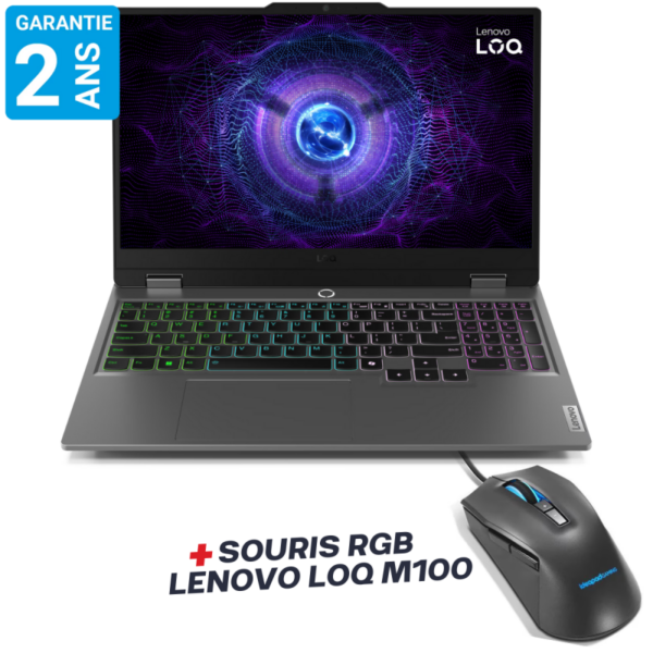 Pc Portable Gamer Lenovo Loq 15iax9 I5 12ème Gén 16go Rtx 2050 – Noir – 83GS00GHFG Tunisie