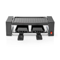 Appareil à Raclette Nedis FCRA210FBK2 400 W Gris bestbuytunisie.prixtunisie.best