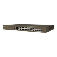 Switch De Bureau Tenda Teg5328p-24-410w À 24 Ports Avec 4 Emplacements Sfp – Marron – TEG5328P-24-410W Tunisie