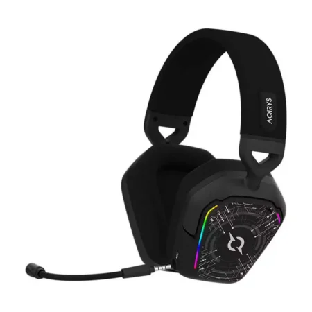 Casque Gamer Sans Fil Aqirys Alnair – Noir Tunisie