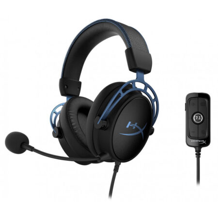 Casque Gaming  HyperX Cloud Alpha S Bleu – HX-HSCAS-BL/WW – 4P5L3AA Tunisie