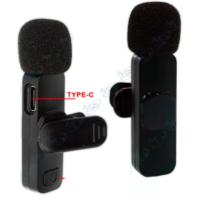 Mini Microphone Sans Fil K35 Double Microphone -Noir – K35-Double Tunisie