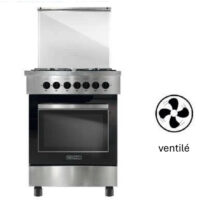 Cuisinière à Gaz Maxwell Napoli 60 cm MAX-CFM60EIX Inox bestbuytunisie.prixtunisie.best