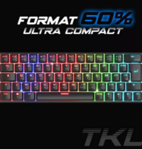 Clavier Sans Fil Mécanique Spirit of Gamer XPERT K200 DARK MECA RGB – Noir – CLA-XK200BK Tunisie