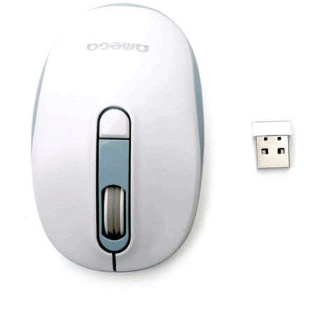 Souris Omega Sans Fil 1600dpi – Blanc & Bleu -OM220WB Tunisie