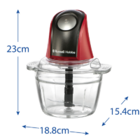 Mini Hachoir Desire Russell Hobbs 27130-56 Rouge & Noir bestbuytunisie.prixtunisie.best