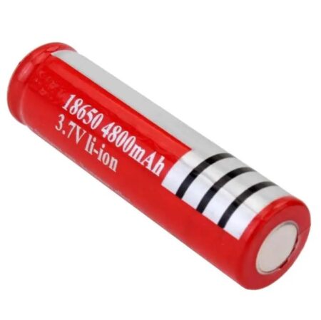 Batterie Rechargeable 18650 3.7V 4800mAh Li-Ion – Rouge Tunisie