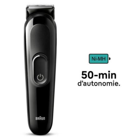 Tondeuse Braun Multifonctions 6 en 1 Rechargeable MGK3410 Noir Tunisie