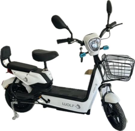 Scooter Electrique WOLF X2 350 W – Blanc – WOLF X2 Tunisie