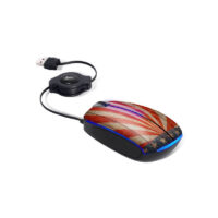 Souris Advance mini usa usb retractable – Rouge & Blanc – SM-USA Tunisie