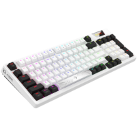 Clavier Filaire Gamer Mécanique AQIRYS ADARA 100% Anti-ghosting RGB – Blanc Tunisie