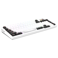 Clavier Filaire Gamer Mécanique AQIRYS ADARA 100% Anti-ghosting RGB – Blanc Tunisie