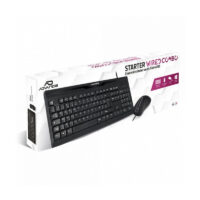 Pack ADVANCE Ensemble Clavier + Souris Starter Combo Filaire -Noir – CLS-197U Tunisie