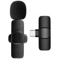 Mini Microphone Sans Fil K35 Double Microphone -Noir – K35-Double Tunisie