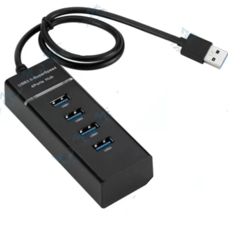 Hub 4 Ports Usb 3.0 – 30cm -Noir Tunisie