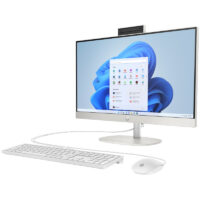 Pc De Bureau All In One HP 24-cr0020nk i5 13Gén 16Go 512Go SSD – Blanc – 9S9G2EA Tunisie