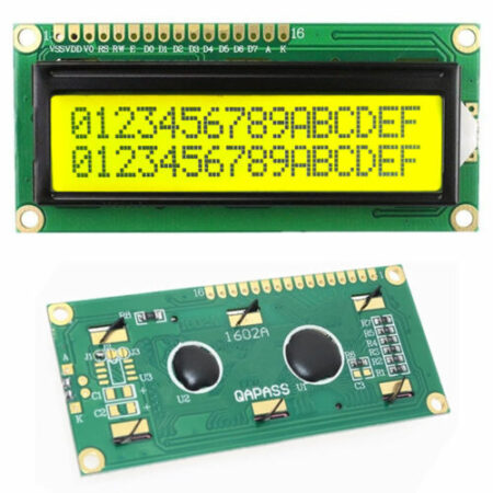 1602 LCD Rétroéclairage écran Vert/Jaune 5V Tunisie