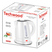 Bouilloire Électrique Techwood TB-1023 1600 W Blanc Tunisie