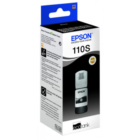 Bouteille d’encre Originale Epson EcoTank 110S Noir – C13T01L14A Tunisie