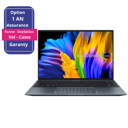 Pc Portable Asus Zenbook 14X OLED I5 12è Gén 8Go 512Go SSD – Gris – UX5401ZA-KN100W Tunisie