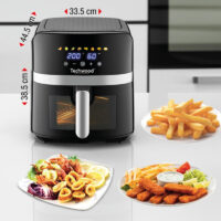 Friteuse Sans Huile Techwood 8 L 1700 W TFR-806SHD Noir Tunisie