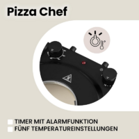 Machine à Pizza Chef Zeegma Pizza Chef 1200 W Noir Tunisie