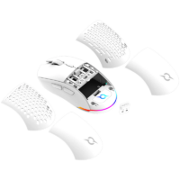 Souris Gamer AQIRYS T.G.A ALPHA Double Mode RGB – 19000 dpi – Blanc Tunisie