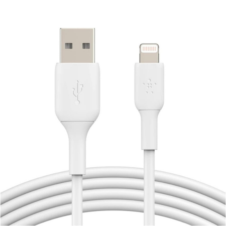 Câble Usb-A Vers Lightning Belkin 1 M 2 Unités – Blanc – CAA001bt1MWH2PK Tunisie