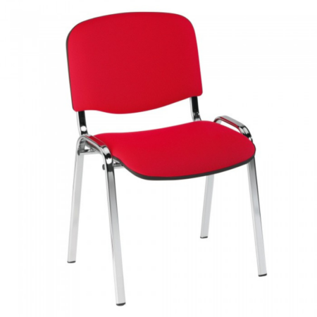 Chaise Iso Rembourree Chrome – Rouge – CHB0074RG Tunisie