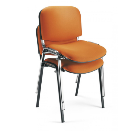 Chaise Iso Rembourree Chrome – Orange – CHB0074ORG Tunisie