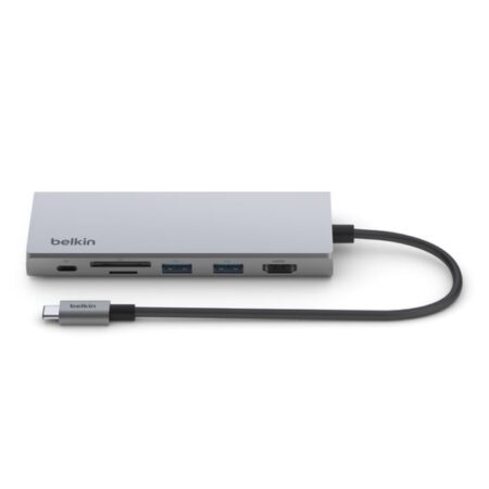 Adaptateur Belkin Multiport USB-C 7-en-1 – Silver – AVC009BTSGY Tunisie