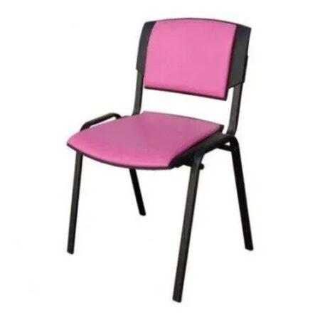 Chaise Visiteur Sigma Simple – Rose – CHB0077RS Tunisie