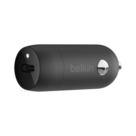 Chargeur Belkin Allume-cigare De Voiture Usb-c Pd 20 W – Noir – CCA003btBK Tunisie