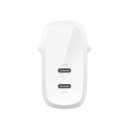 Double Chargeur belkin Mural Usb-c 30 W- Blanc -WCB010vfWH Tunisie