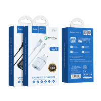 Chargeur Micro USB Hoco C12Q Smart 18W – Blanc – CQ12-MICRO-WH Tunisie