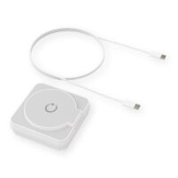 Chargeur Sans Fil Ksix Cube 3 En 1 15 W Pliable Pd Magsafe – Blanc – BXCQIMAG01 Tunisie